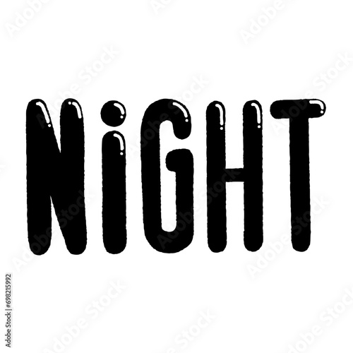 svg words christmas & happy new year doodle element