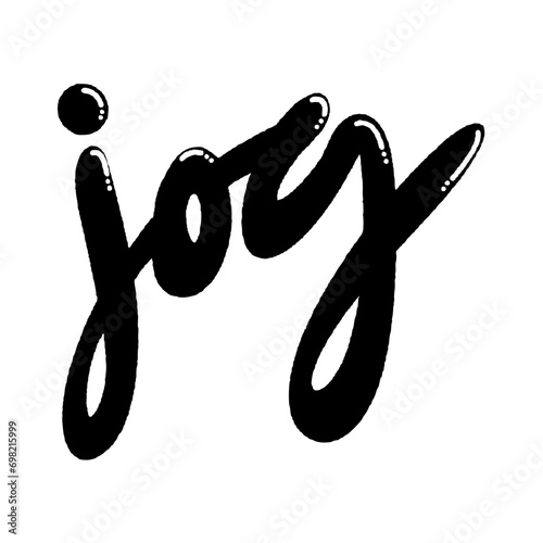 svg words christmas & happy new year doodle element