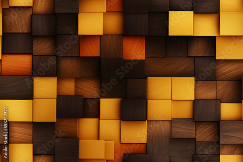Wooden bauhaus modern cube ...