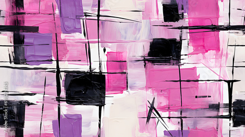 Colorful abstract oil paint...