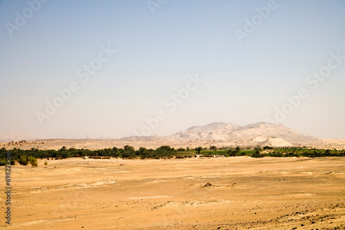 Egypt Sahara desert on a sunny autumn day