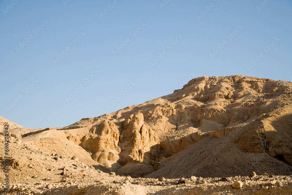 Egypt Luxor Valley of the Kings on a sunny autumn day