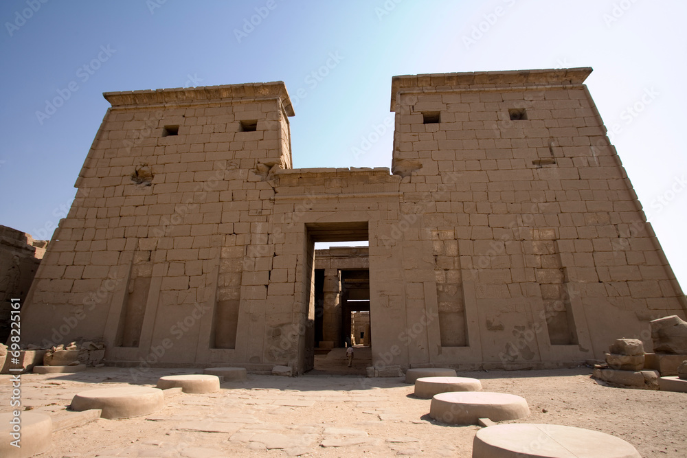 Egypt Luxor Karnak Temple on a sunny autumn day
