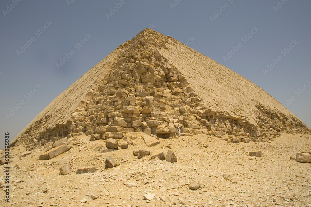 Egypt Dahshur broken pyramid on a sunny autumn day Egypt Dahshur broken pyramid on a sunny autumn day