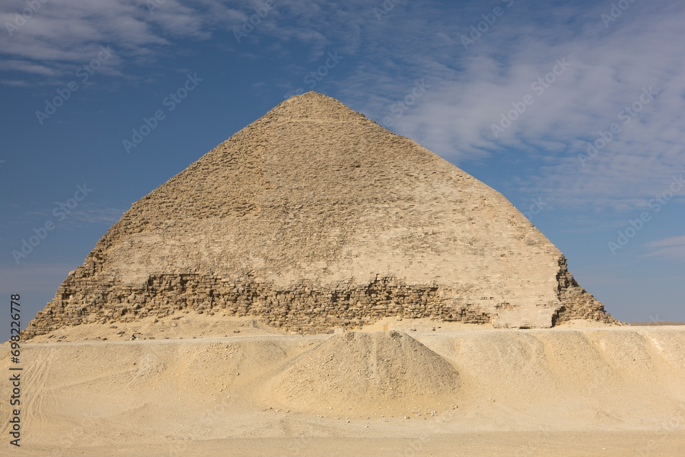 Egypt Dahshur broken pyramid on a sunny autumn day Egypt Dahshur broken pyramid on a sunny autumn day