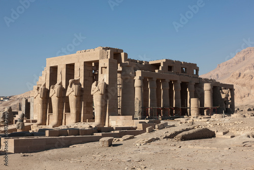 Egypt Luxor Karnak Temple on a sunny autumn day