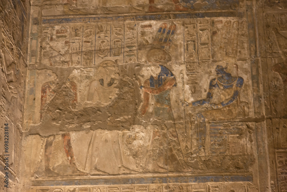 Fototapeta premium Egypt Luxor Luxor Temple at night