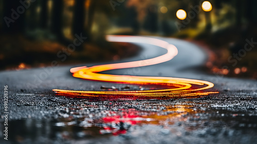 Abstract blurred colorful l...