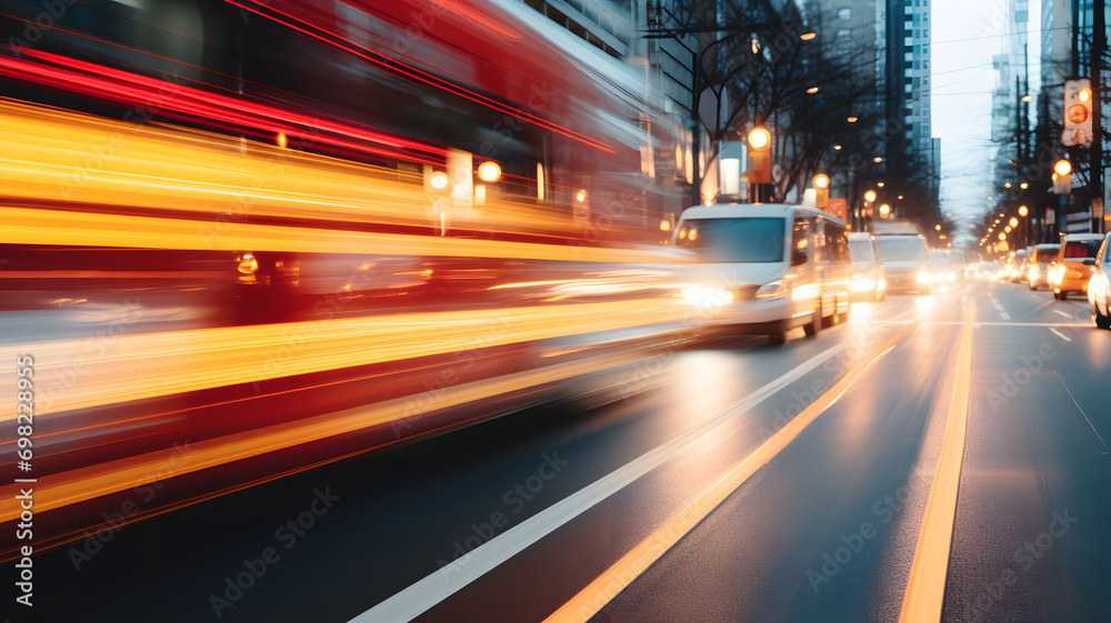 Abstract blurred colorful lighhts background in night city, bokeh shiny blurred glowing street cityscape Abstract blurred colorful lighhts background in night city, bokeh shiny blurred glowing street cityscape