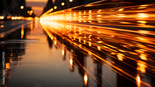 Abstract blurred colorful l...