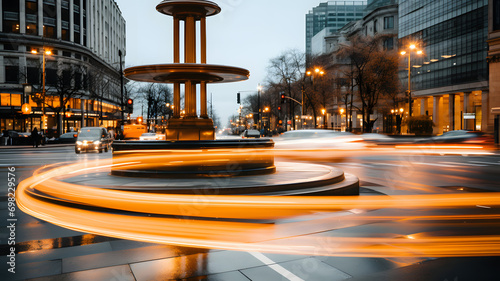 Abstract blurred colorful l...