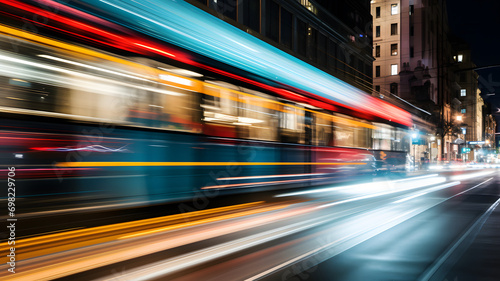 Abstract blurred colorful l...