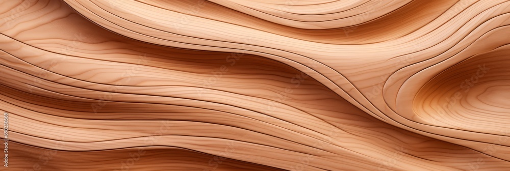 Wood artwork background – abstract wood texture with wave design forming a stylish harmonic background Wood artwork background – abstract wood texture with wave design forming a stylish harmonic background