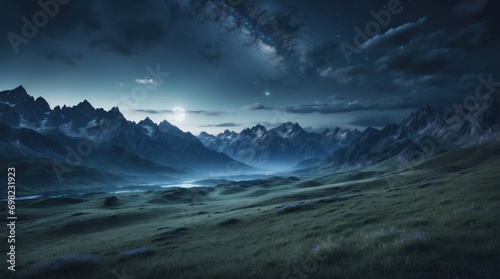 Landscape under the moon © Kirill
