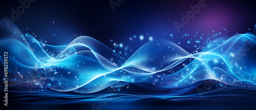 Perfect shape aesthetic, colorful background with abstract shape glowing in u...
