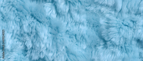Long blue fur. Seamless bac...