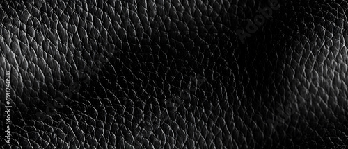 Black leather texture and background photo