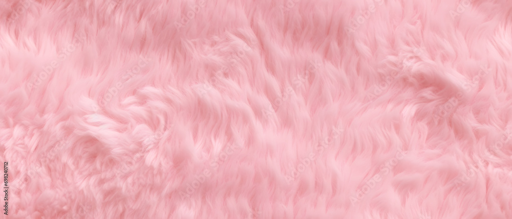 Long pink fur. Seamless background or texture.