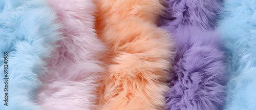 Long colorful spectrum fur....