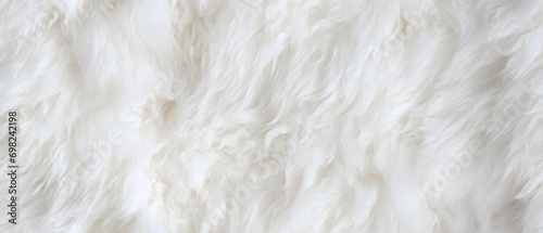 Long white fur. Seamless ba...
