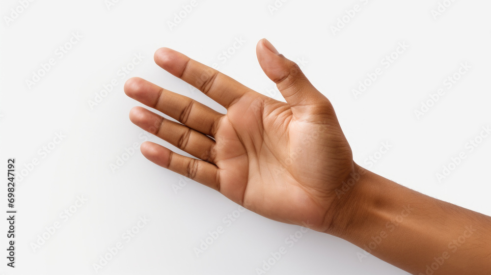 Person holding their hand out in air. Suitable for various concepts and applications. Person holding their hand out in air. Suitable for various concepts and applications.