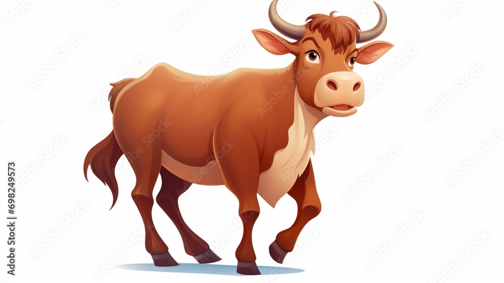 Taurus the bull is like a graceful winged hoofed horse Ai generated art Taurus the bull is like a graceful winged hoofed horse Ai generated art