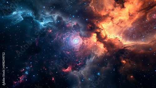 Celestial Wonders  Captivating Nebulae and Galaxies in the Vast Cosmos. Generative AI