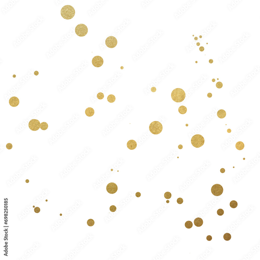 Golden Glittery Dots