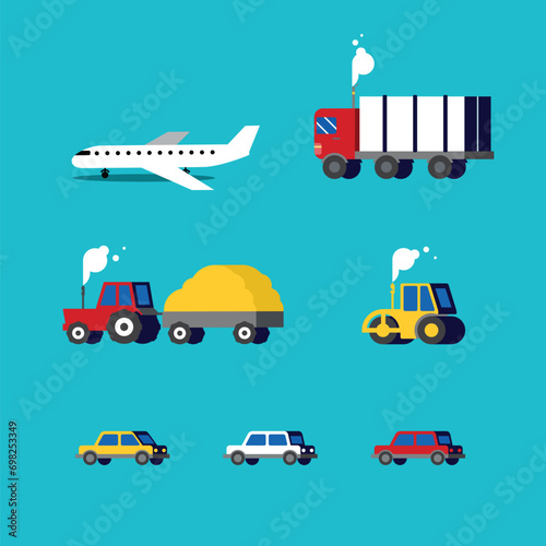 transportation icons set (ID: 698253349)
