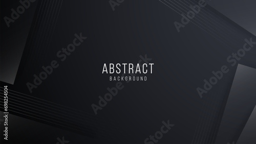 Modern black background with space for presentation
