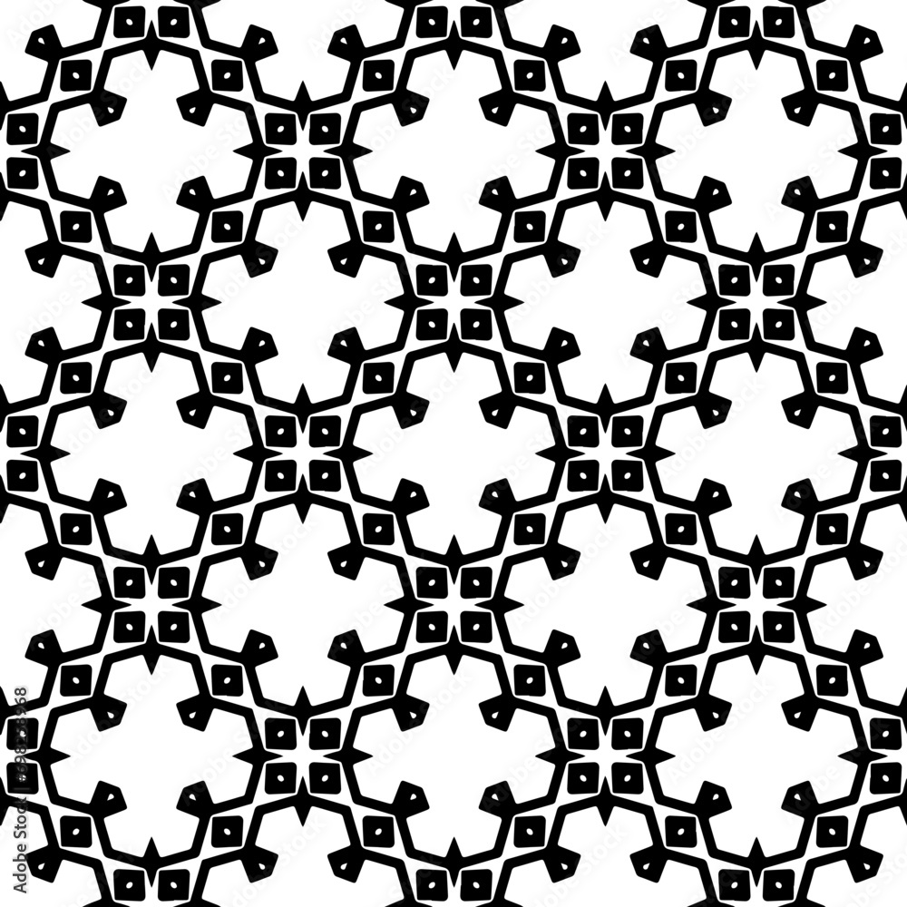 Abstract Shapes.Vector Seamless Black and White Pattern.Design element for prints, decoration, cover, textile, digital wallpaper, web background, wrapping paper, clothing, fabric, packaging, cards. Abstract Shapes.Vector Seamless Black and White Pattern.Design element for prints, decoration, cover, textile, digital wallpaper, web background, wrapping paper, clothing, fabric, packaging, cards.