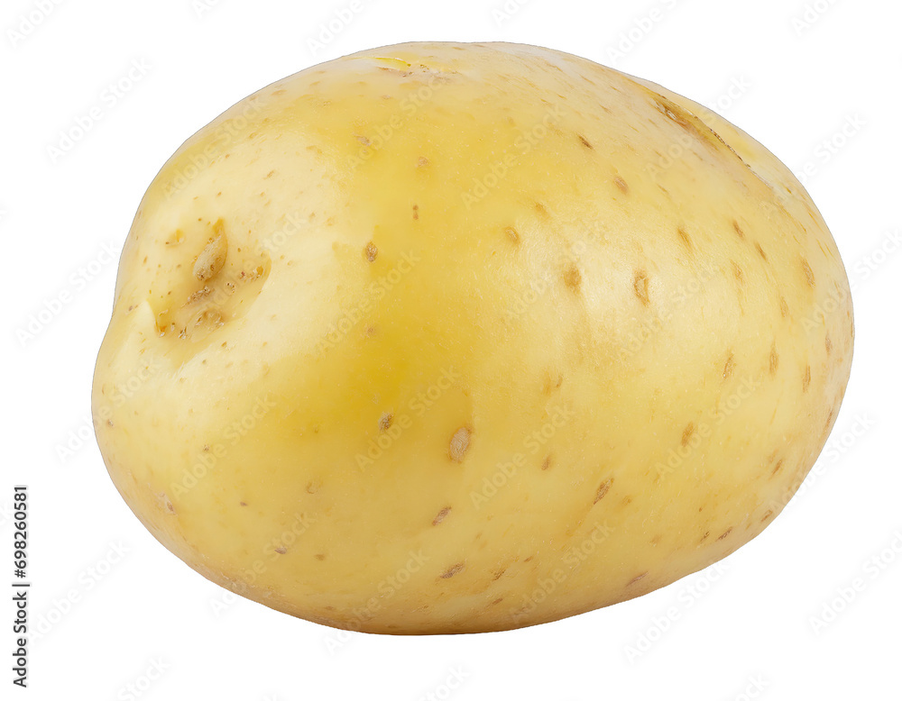 Young potato - isolated on transparent background Young potato - isolated on transparent background
