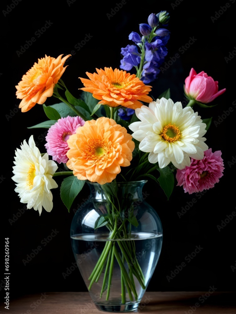 custom made wallpaper toronto digitalVase of Seasonal Flowers