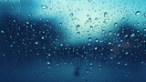 Rain drops on a window surface texture background