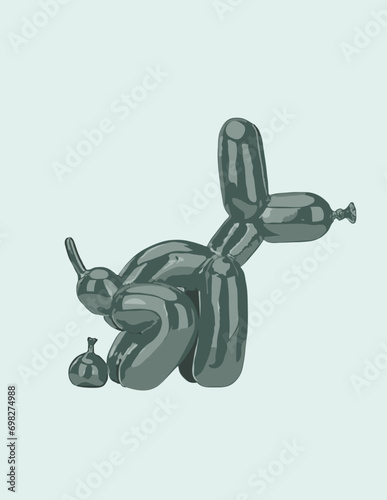 Pooping Balloon dog 