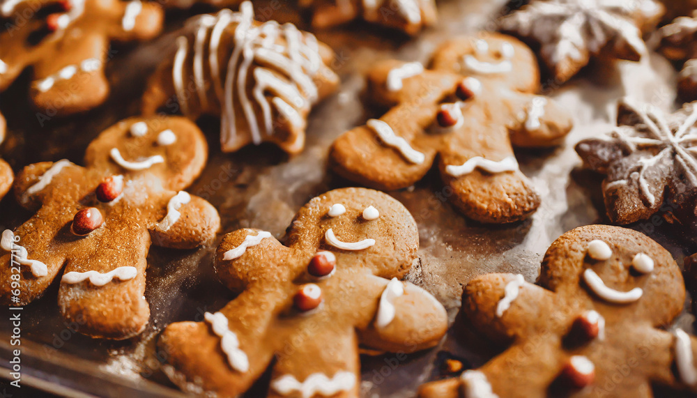 assorted gingerbread cookies, evoking holiday cheer and warmth with festive shapes and colors assorted gingerbread cookies, evoking holiday cheer and warmth with festive shapes and colors