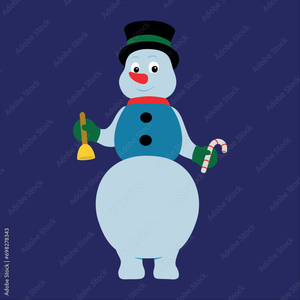 snowman in a hat