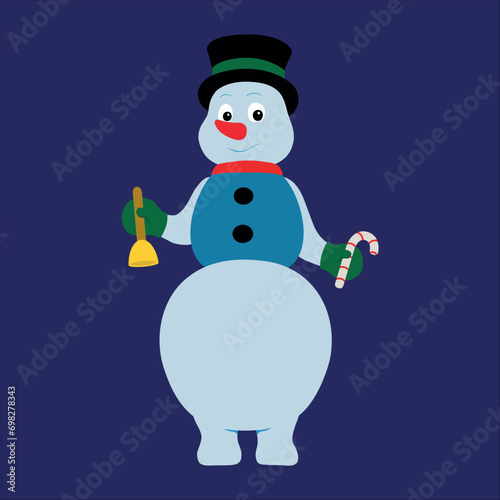 snowman in a hat