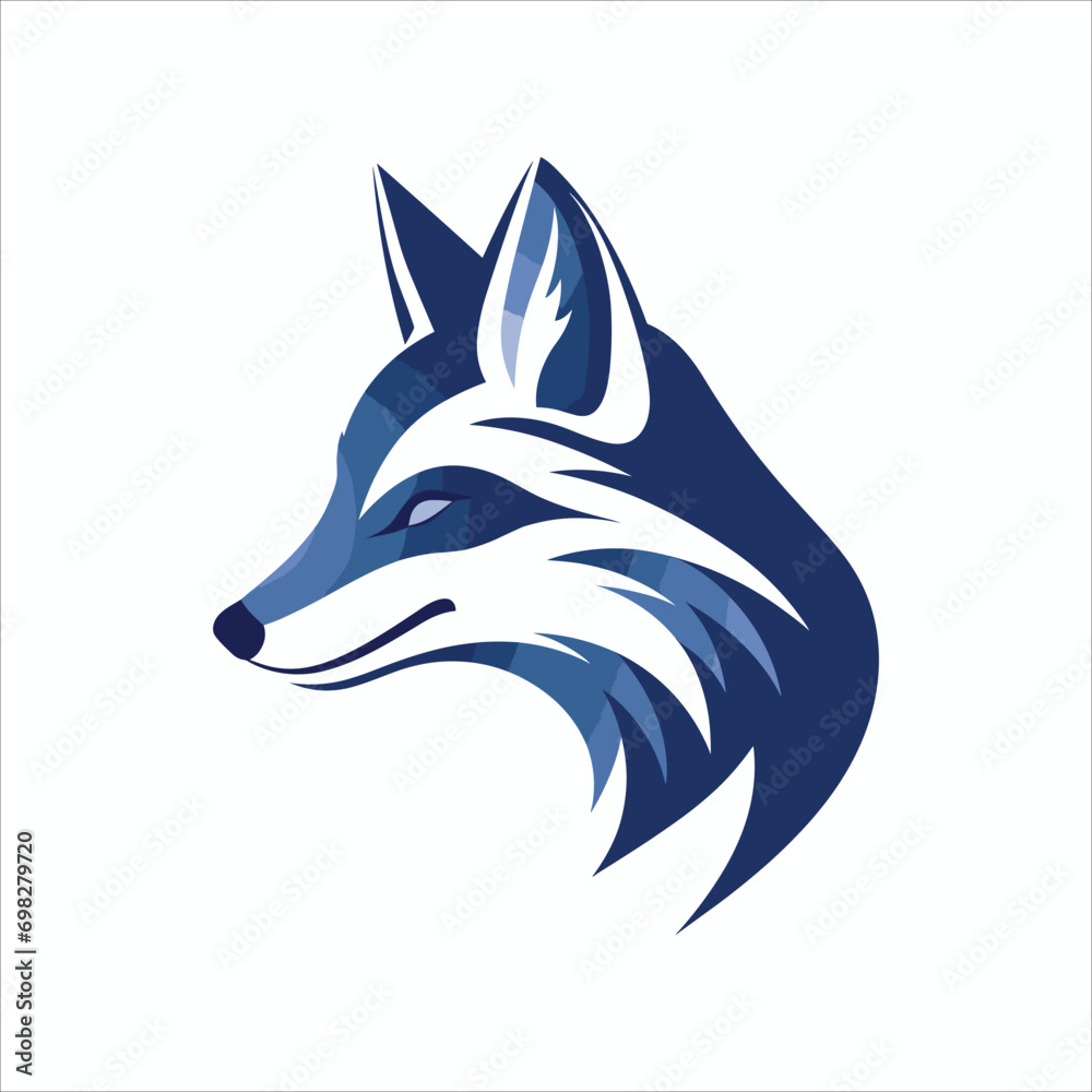 a wolf's head with the logo on it's side a wolf's head with the logo on it's side