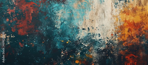 Grunge paint backdrop with a abstract feel