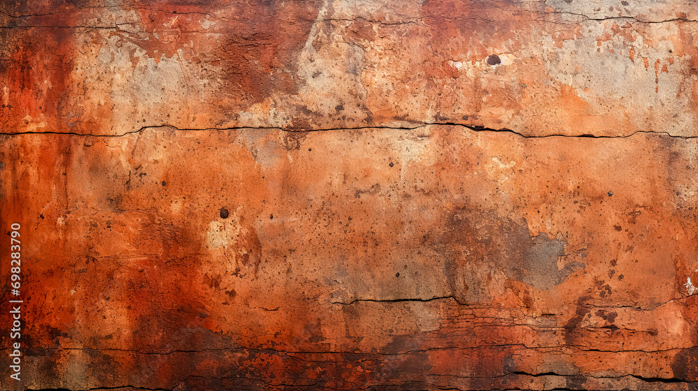 Obraz premium Old wall with cracks and scratches. Abstract background and texture for design.