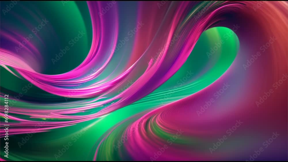 Vibrant Waves, Soft Pop Style Abstract Video Background Vibrant Waves, Soft Pop Style Abstract Video Background