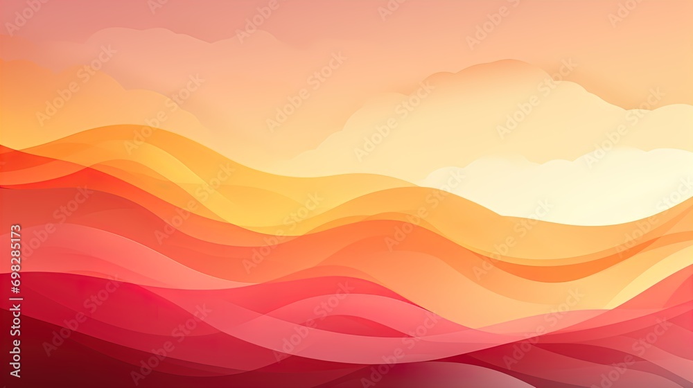 Abstract watercolor background paper design of Bright color Splashes in yellow red warm color Modern art atmosphere