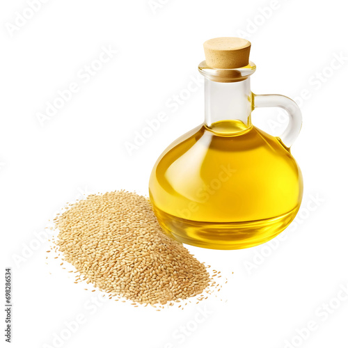 Sesame Oil (PNG Cutout) isolated on transparent background