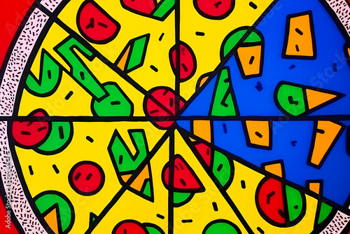 Drawn pop art illustration ...