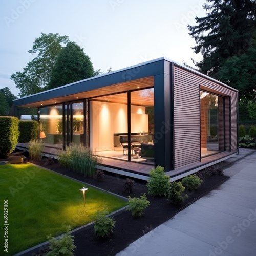 Modern energy saving house