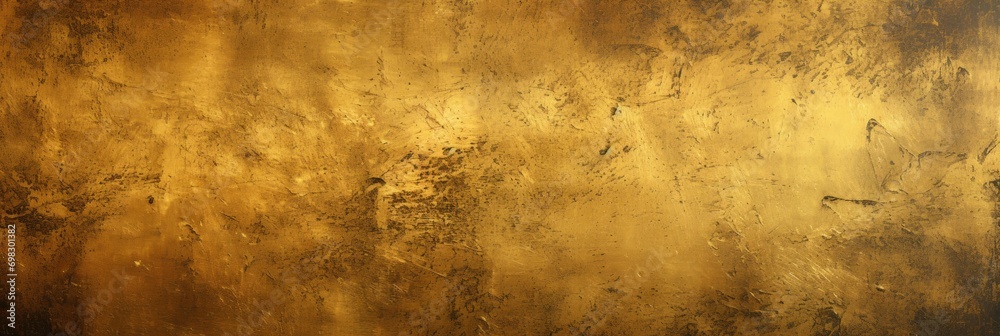 Simple Gold Grunge Background Texture created with Generative AI Technology