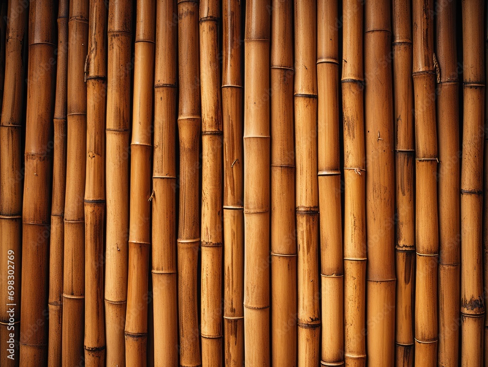 Fototapeta premium Bamboo wall