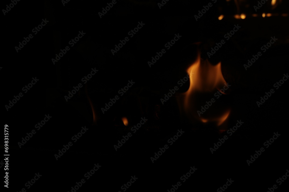 Fototapeta premium fuego nocturno