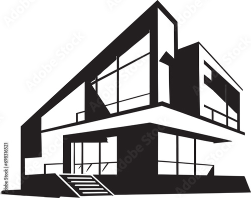 Innovative Housing Mark Architecture Design Vector Logo Creative Dwelling Impression House Idea Vector Icon